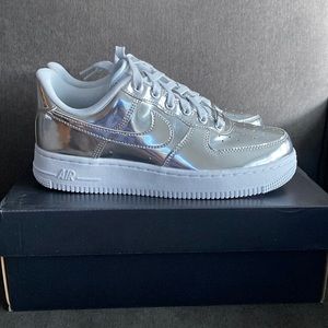 Nike Air Force 1 Metallic Chrome